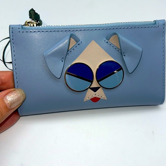 kate spade Handbags - Kate Spade Blue Dog Wallet NWT